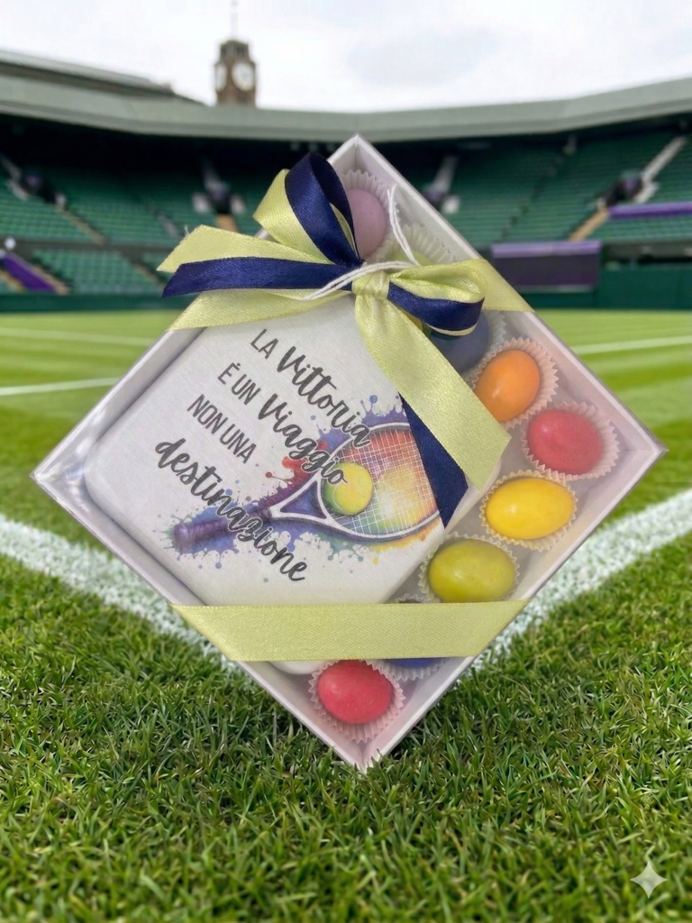 Magnete personalizzato a tema tennis