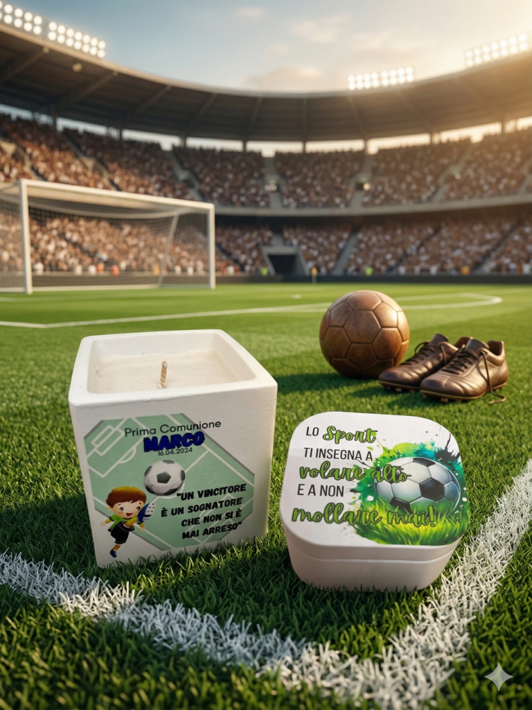 Bomboniere personalizzate a tema calcio
