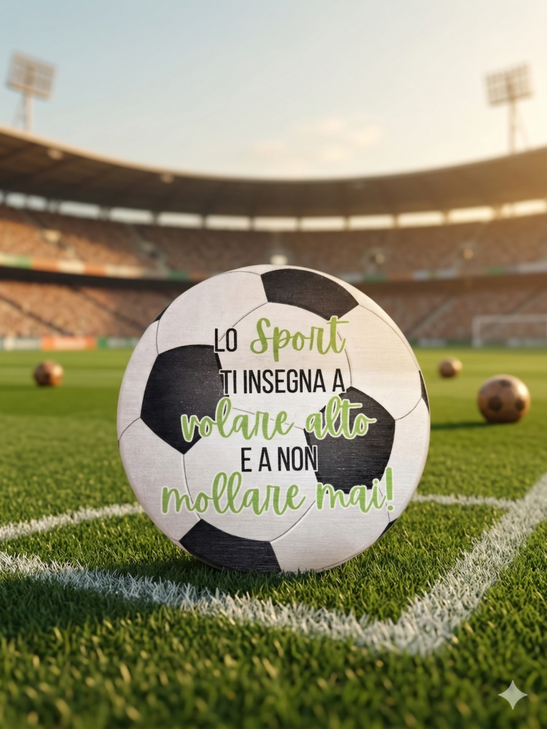 Sottobicchiere personalizzato a tema calcio