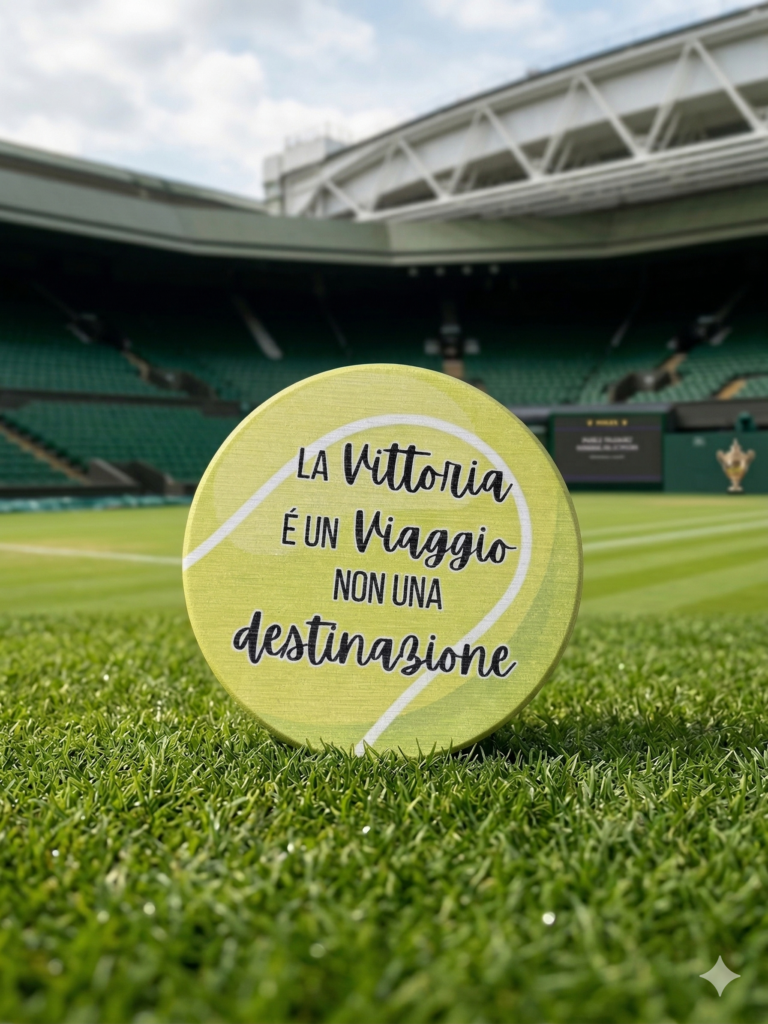 Sotto bicchiere personalizzato a tema tennis