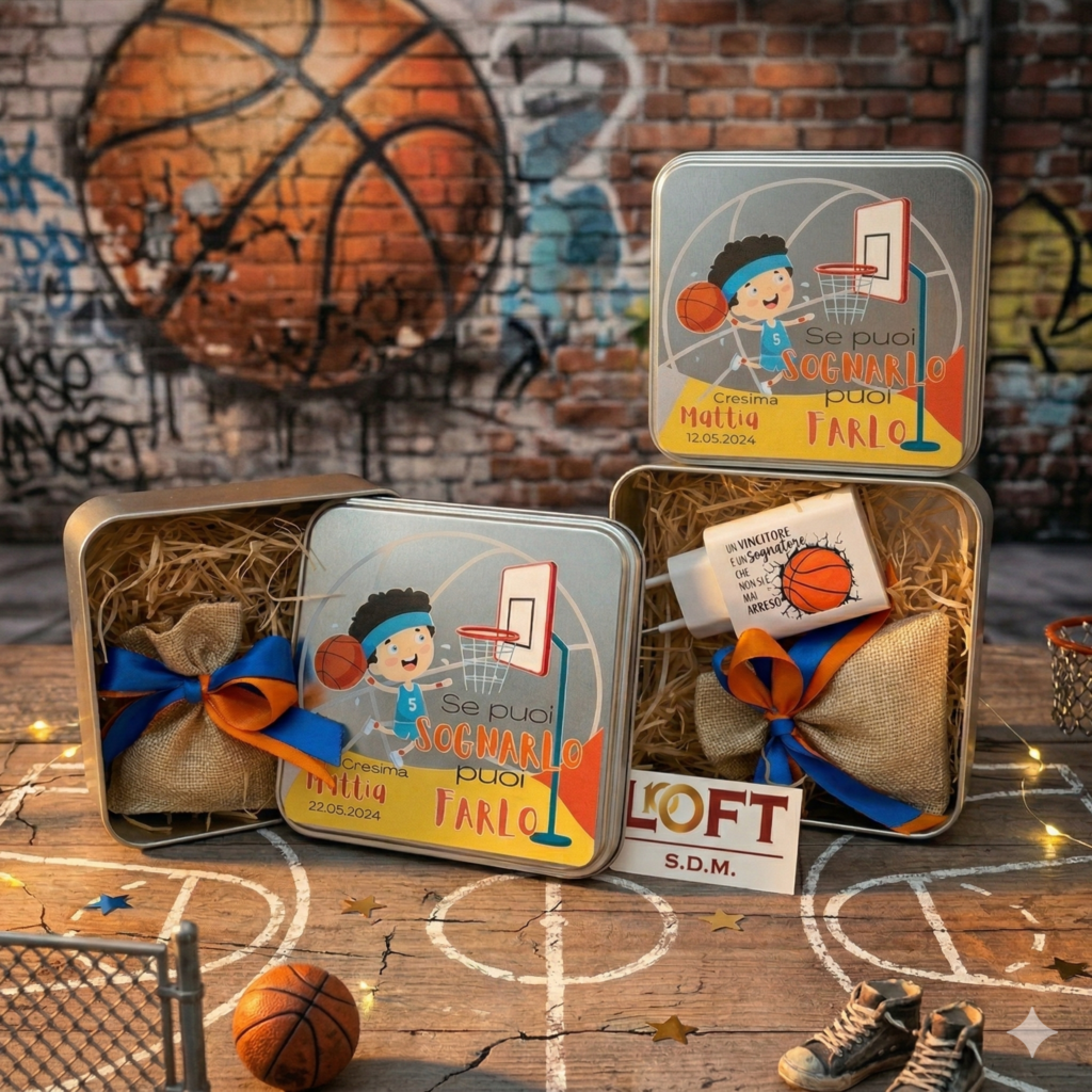 Build your box personalizzato a tema basket